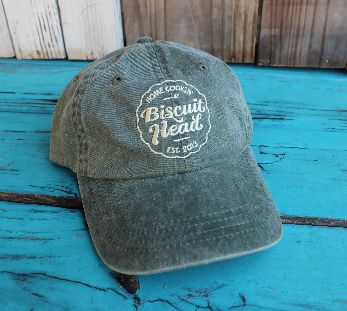 Olive Drab Denim Wash Dad Hat