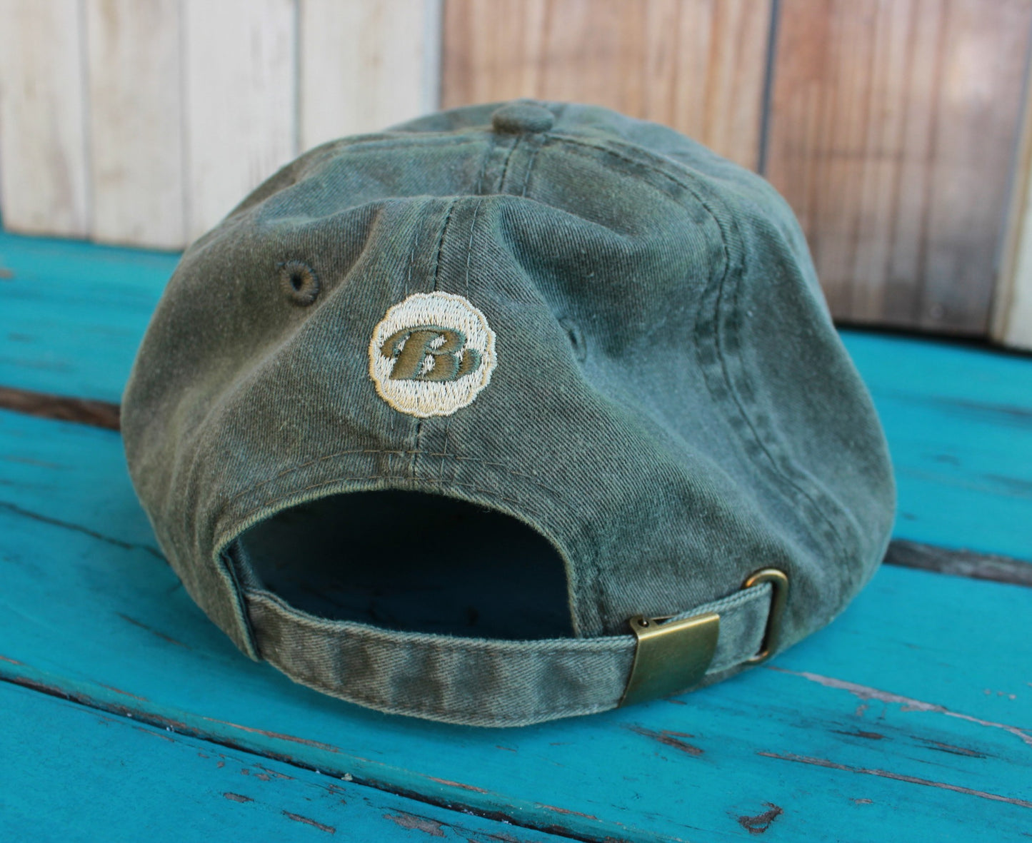 Olive Drab Denim Wash Dad Hat