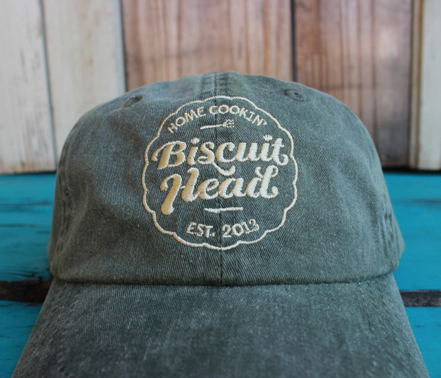 Olive Drab Denim Wash Dad Hat